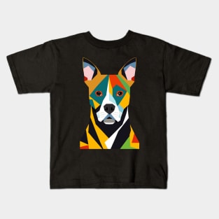 Portrait of Pitbull Kids T-Shirt